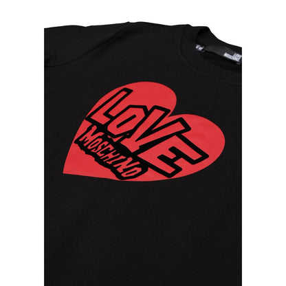 Black Cotton Sweatshirt