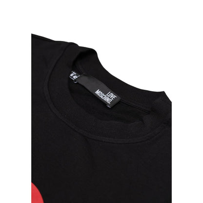 Black Cotton Sweatshirt