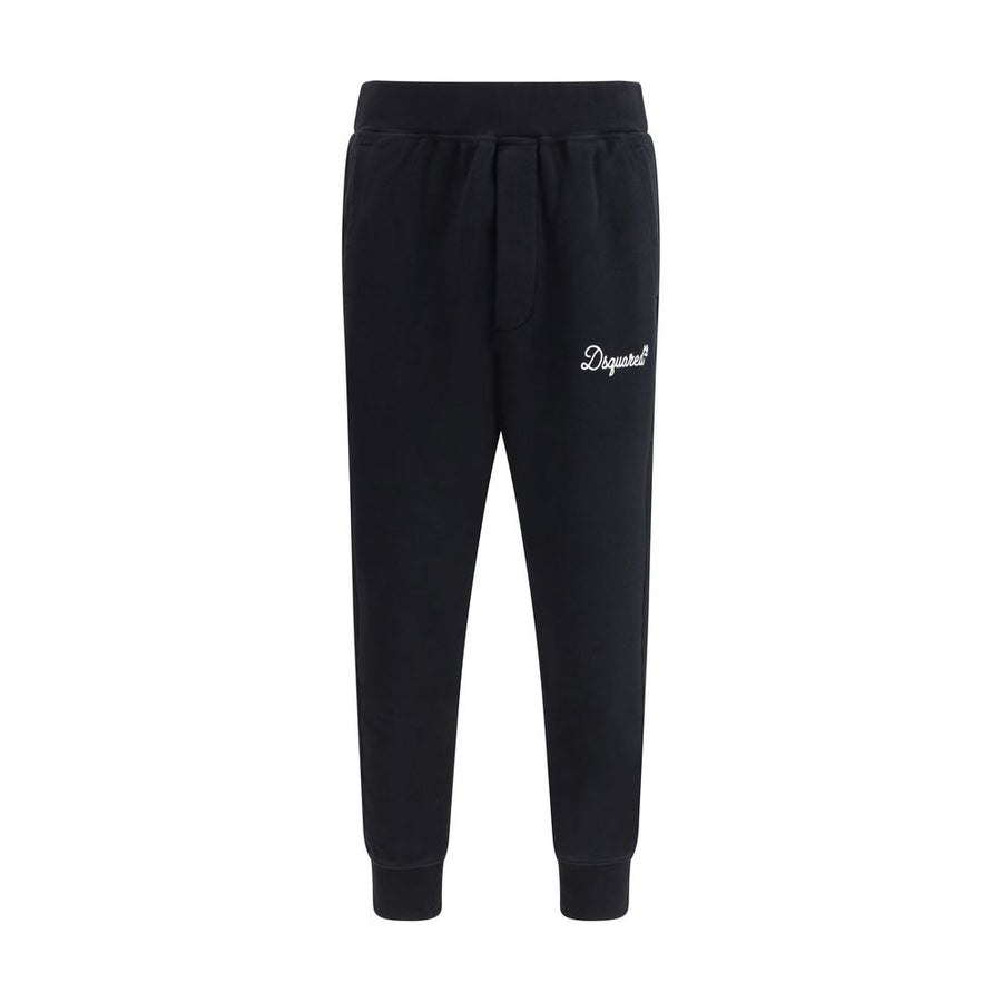 Black Cotton Joggers (Workout Pants)