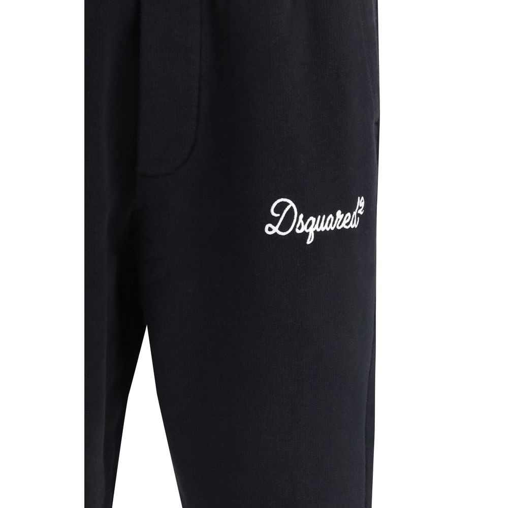 Black Cotton Joggers (Workout Pants)
