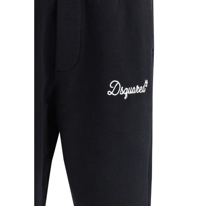 Black Cotton Joggers (Workout Pants)