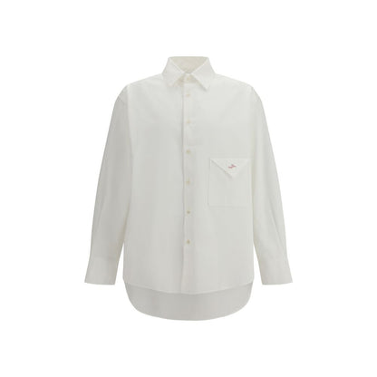 White Cotton Dress Shirt