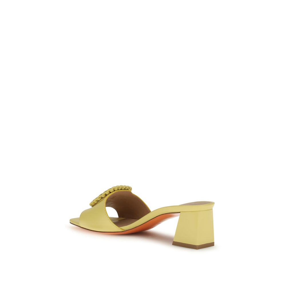 Bicolor Calf Leather Bos Taurus Mules