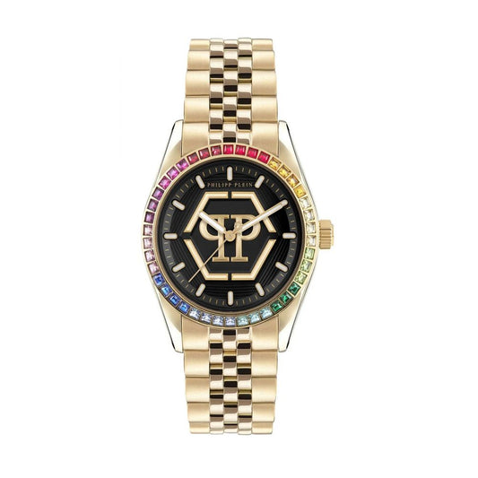 Gold Stainless Steel Dress Watch