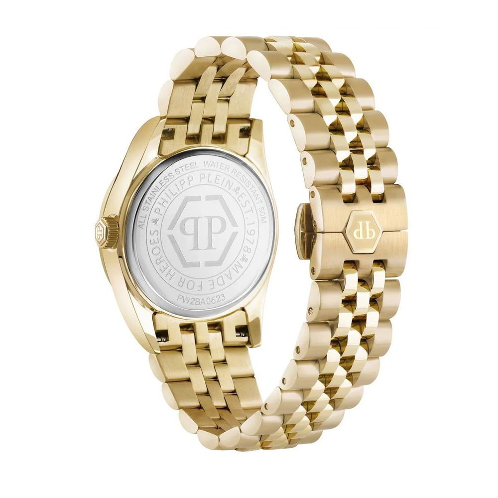 Gold Stainless Steel Dress Watch
