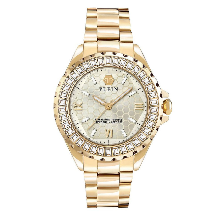 Gold Stainless Steel Dress Watch