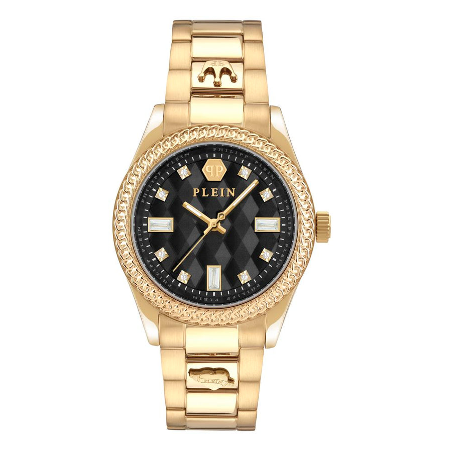 Gold Stainless Steel Dress Watch