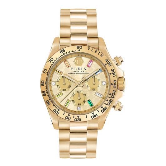 Gold Stainless Steel Dress Watch