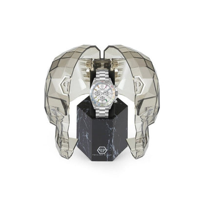 Gray Stainless Steel Dress Watch