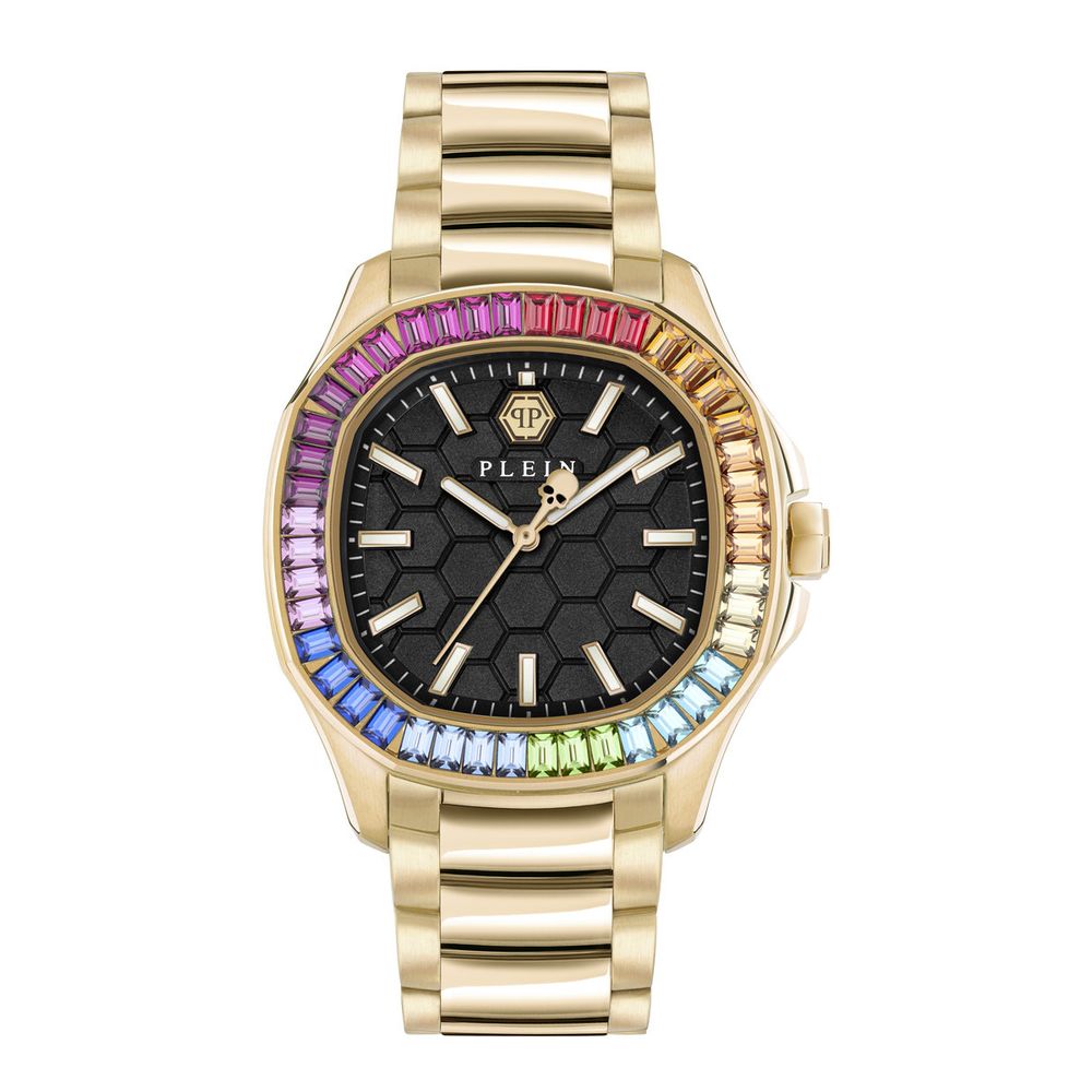 Gold Stainless Steel Dress Watch