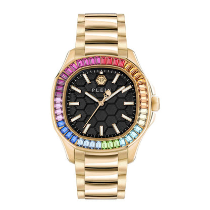 Gold Stainless Steel Dress Watch