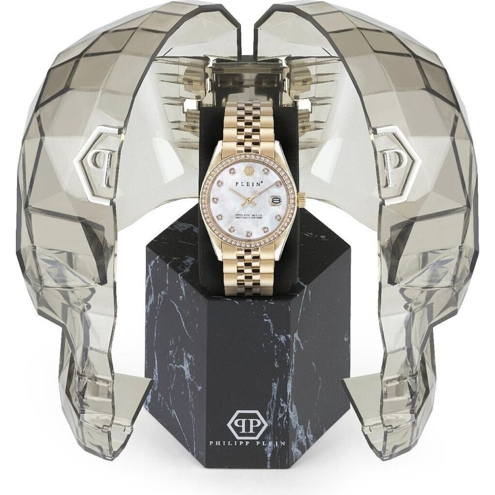 Gold Stainless Steel Dress Watch