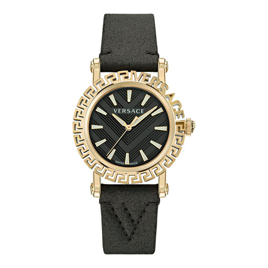 Black Fur Dress Watch