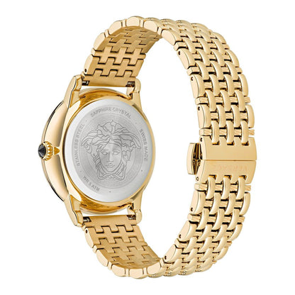 Gold Stainless Steel Dress Watch