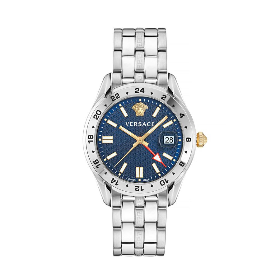 Gray Stainless Steel Dress Watch