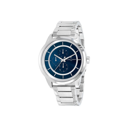 Gray Stainless Steel Dress Watch