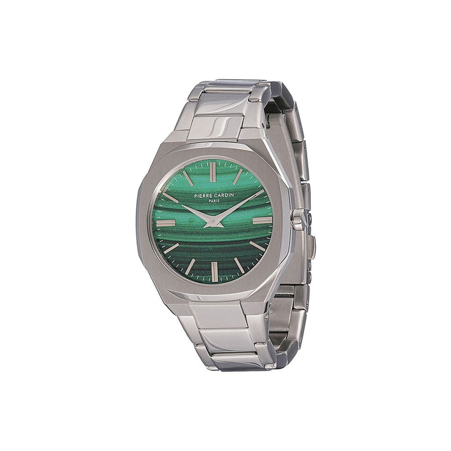 Gray Stainless Steel Dress Watch