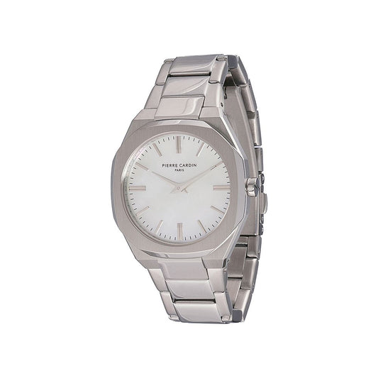 Gray Stainless Steel Dress Watch