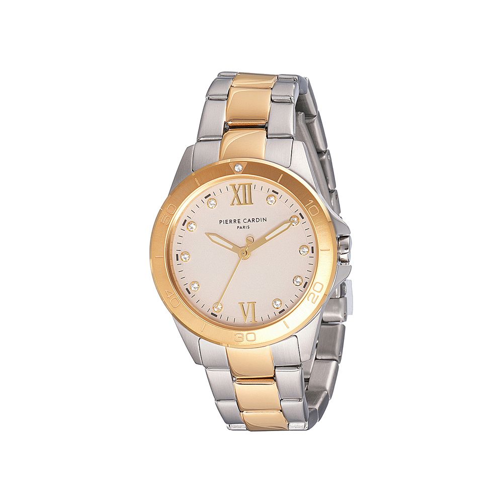 Gold Stainless Steel Dress Watch