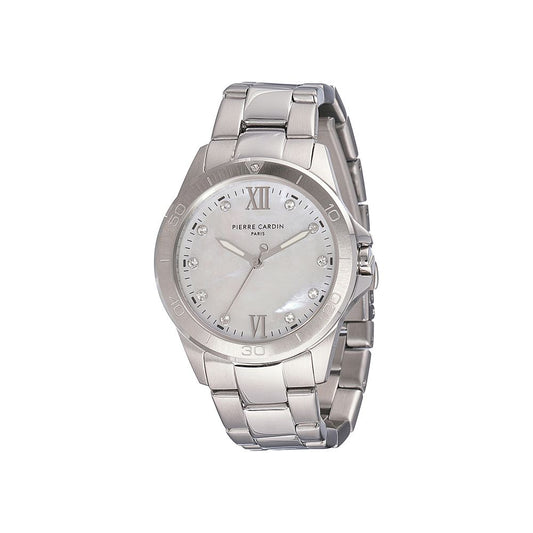 Gray Stainless Steel Dress Watch