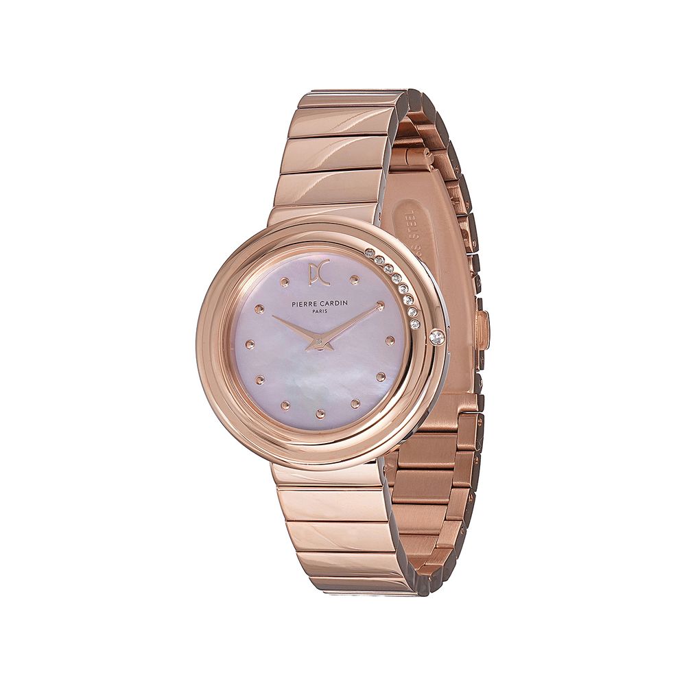 Gold Stainless Steel Dress Watch