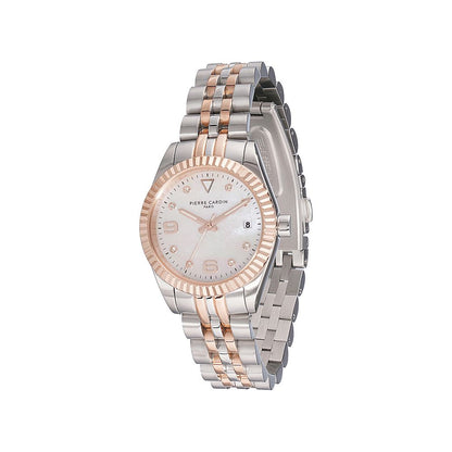 Gray Stainless Steel Dress Watch