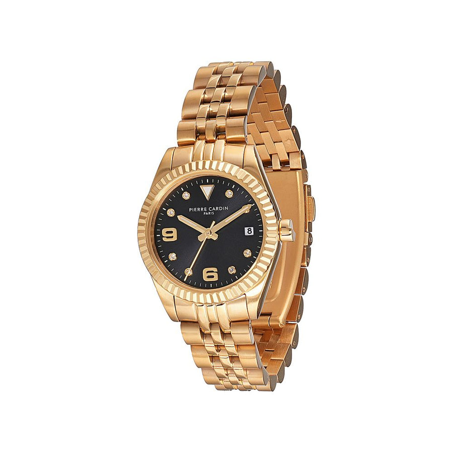 Gold Stainless Steel Dress Watch