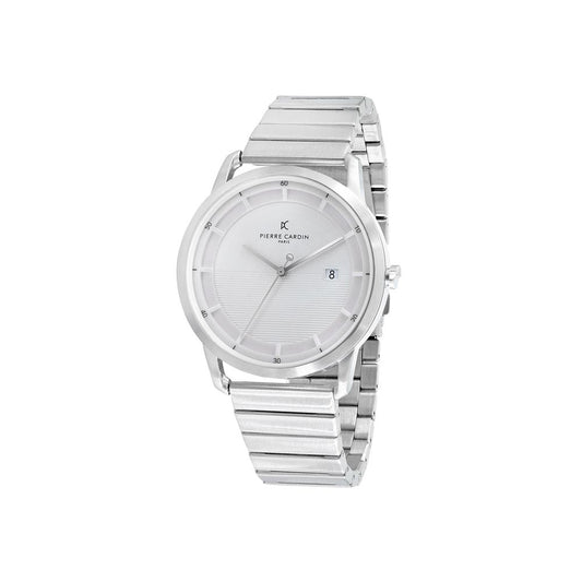Gray Stainless Steel Dress Watch