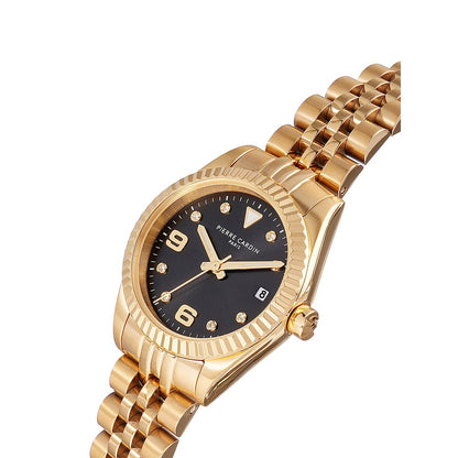Gold Stainless Steel Dress Watch