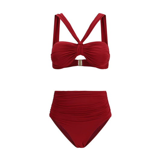 Bordeaux Polyester Bikini