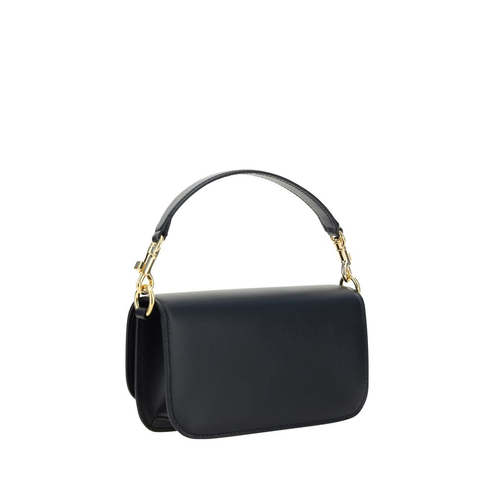Black Calf Leather Bos Taurus Shoulder Bag