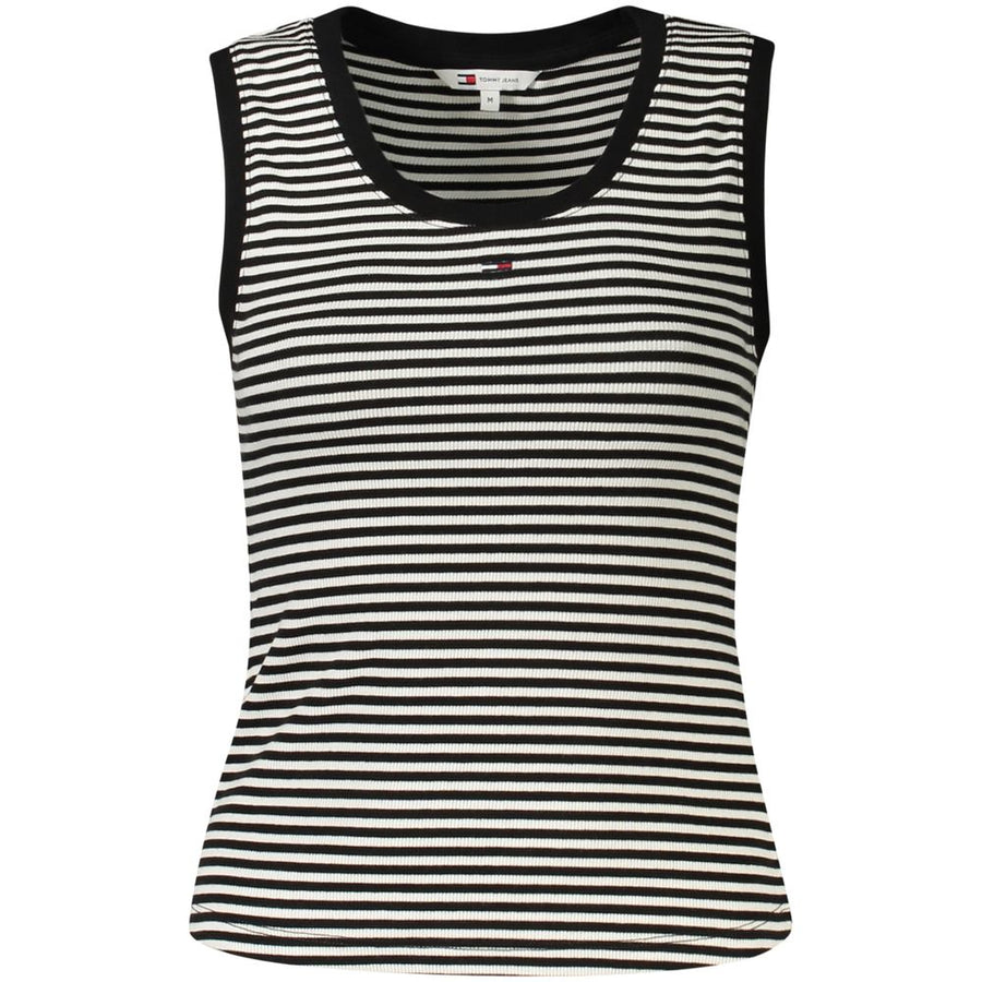 Black Cotton Women's Tank Top