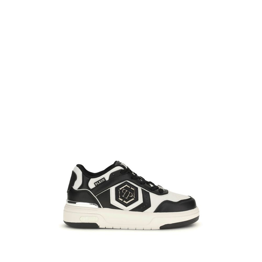 Black Calf Leather Bos Taurus Athletic Sneakers