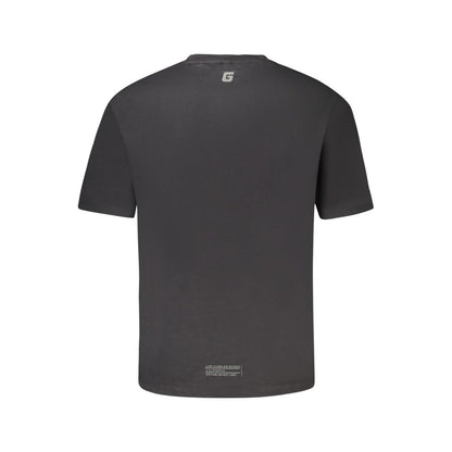 Black Cotton Men's T-Shirt