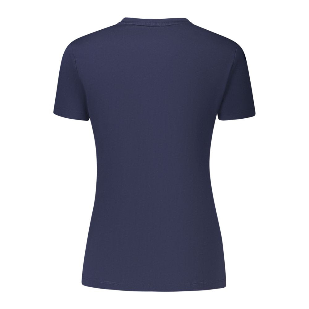 Blue Organic Cotton Women T-Shirt
