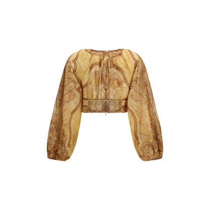Bicolor Cotton Blouse