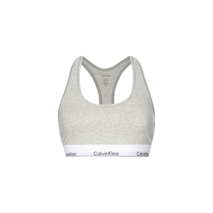 Gray Cotton Bra