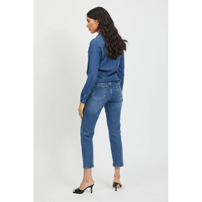 Blue Cotton Blouse