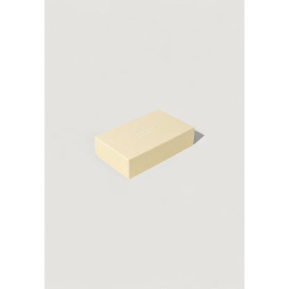 Beige Leather Keychain