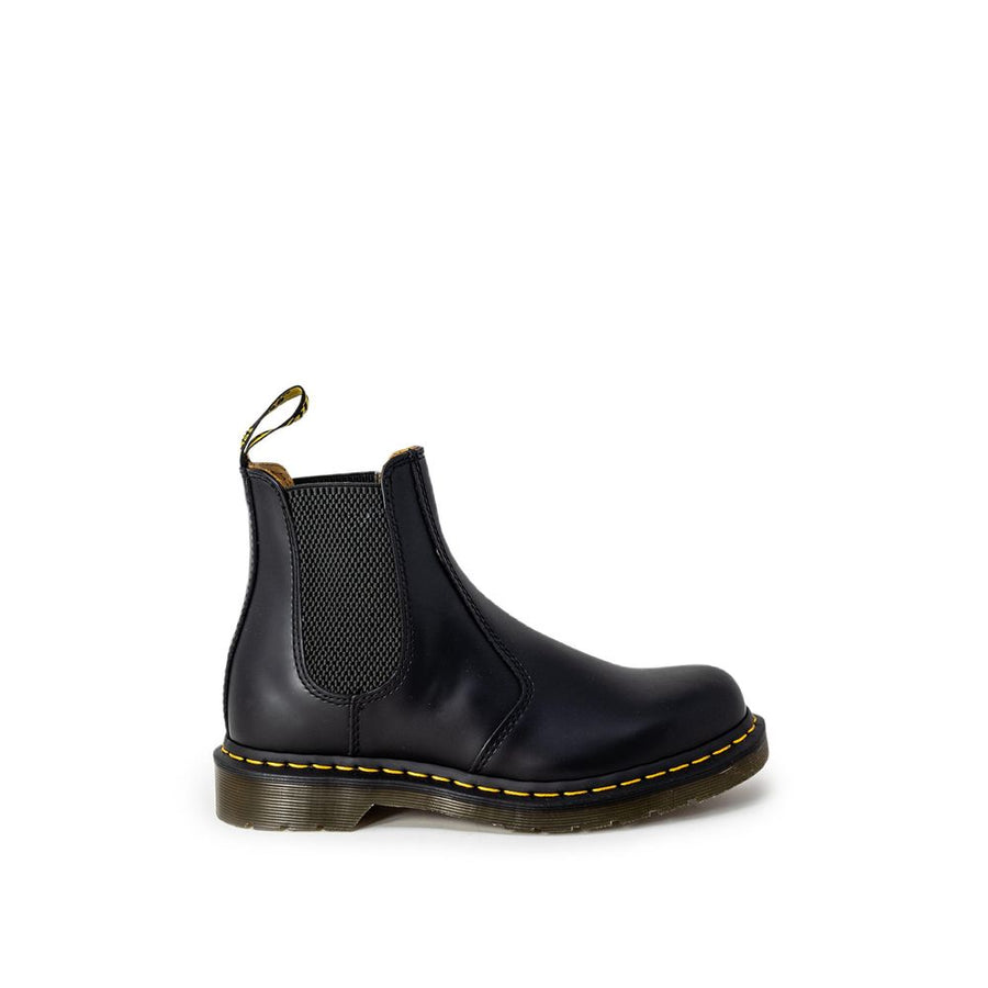 Black Leather Ankle Boots
