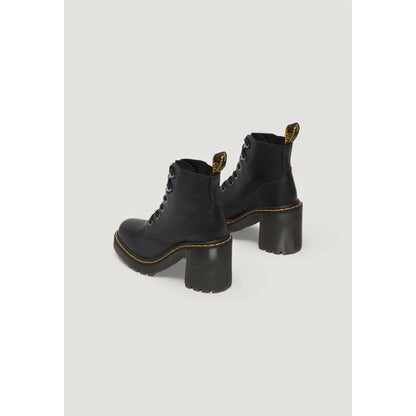 Black Leather Ankle Boots