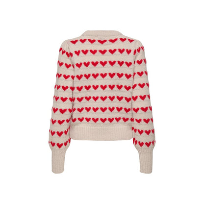 Beige Polyester Sweatshirt