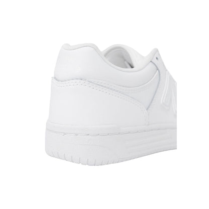 White Leather Athletic Sneakers