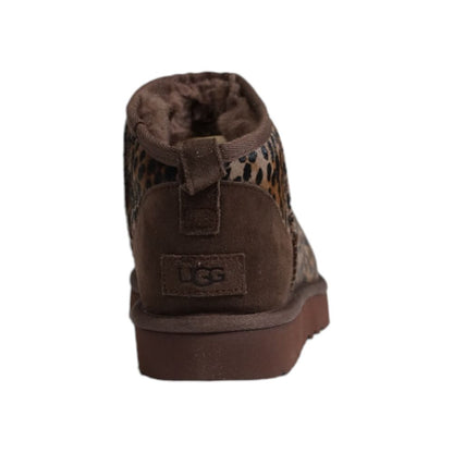 Brown Suede Leather Ankle Boots