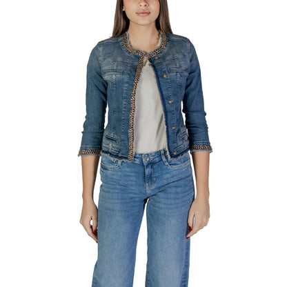 Light Blue Cotton Denim Jacket