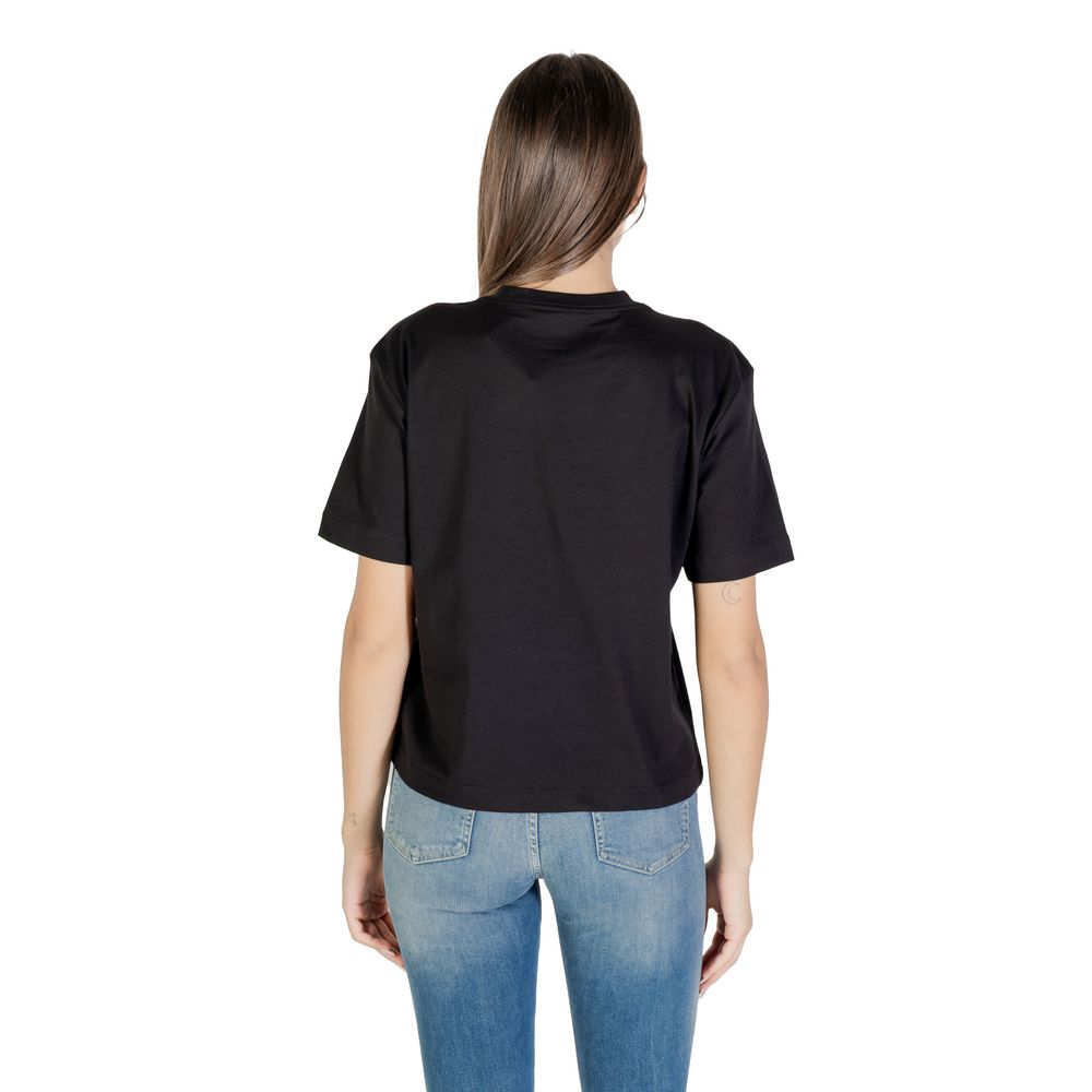 Black Cotton T-Shirt