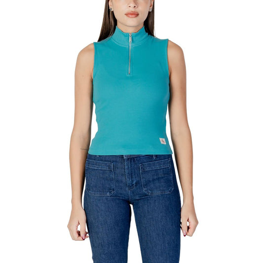 Turquoise Cotton Top