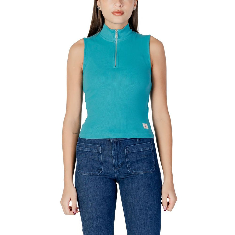Turquoise Cotton Top