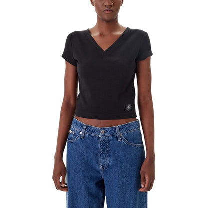 Black Cotton T-Shirt