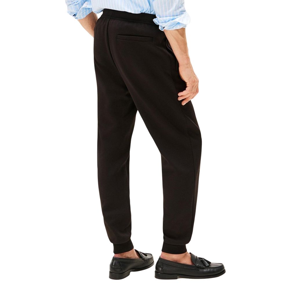 Black Cotton Joggers (Workout Pants)